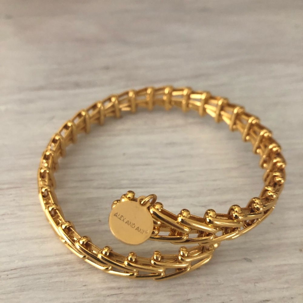 Alex and Ani open wrap gypsy bracelet